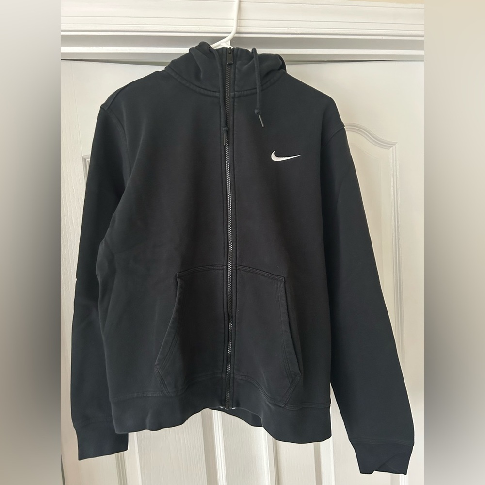 Nike Black and Gray Hoodie